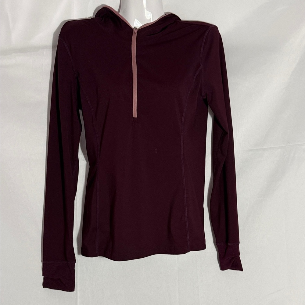 Fabletics Maroon Pullover Hoodie - image 1
